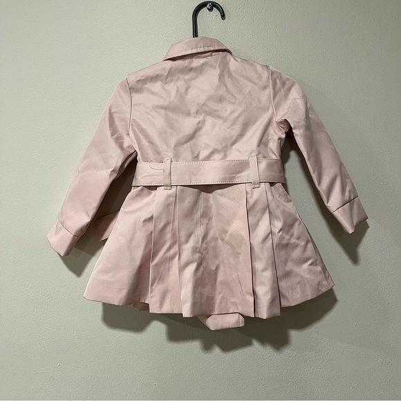 Kids Pink Trench Coat - Picture 2 of 6